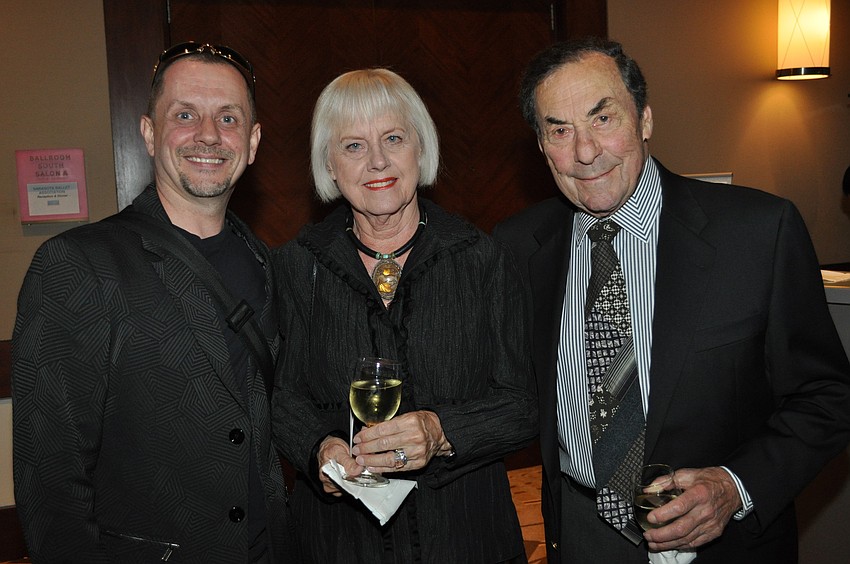 Iain Webb with Carol and Howard Phillips