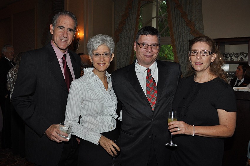 Lewis and Fran Weber with Michael and Caryn Arbor