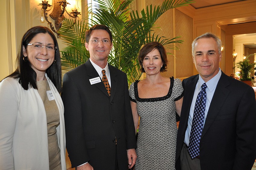 Kathleen Weiner, Brad Robbins and Holly and Jay Logan