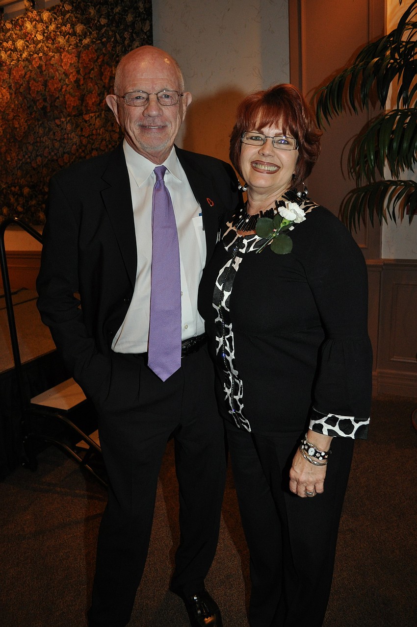 Honoree Paul Welch and Lynne Ross