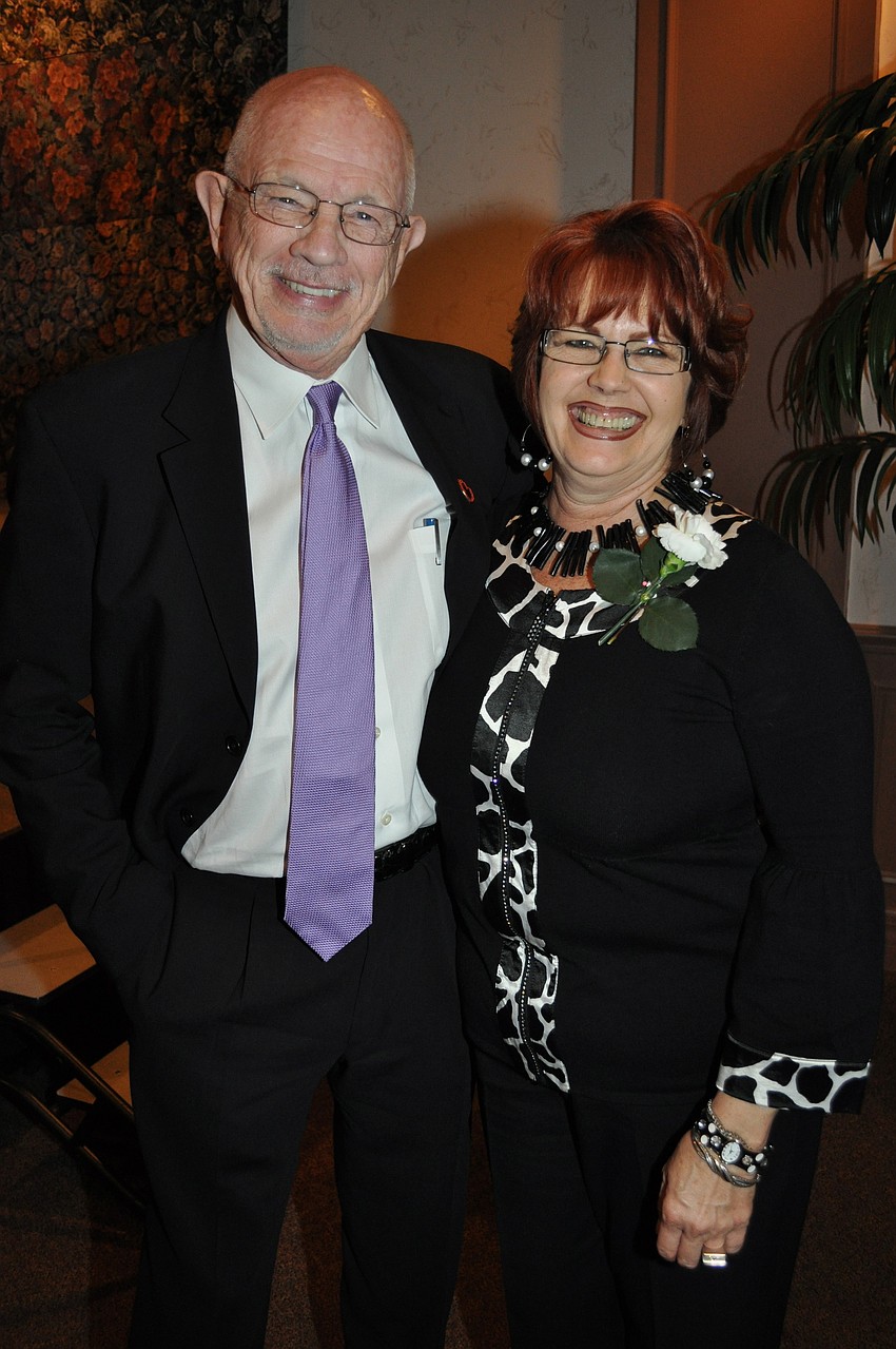 Honoree Paul Welch and Lynne Ross