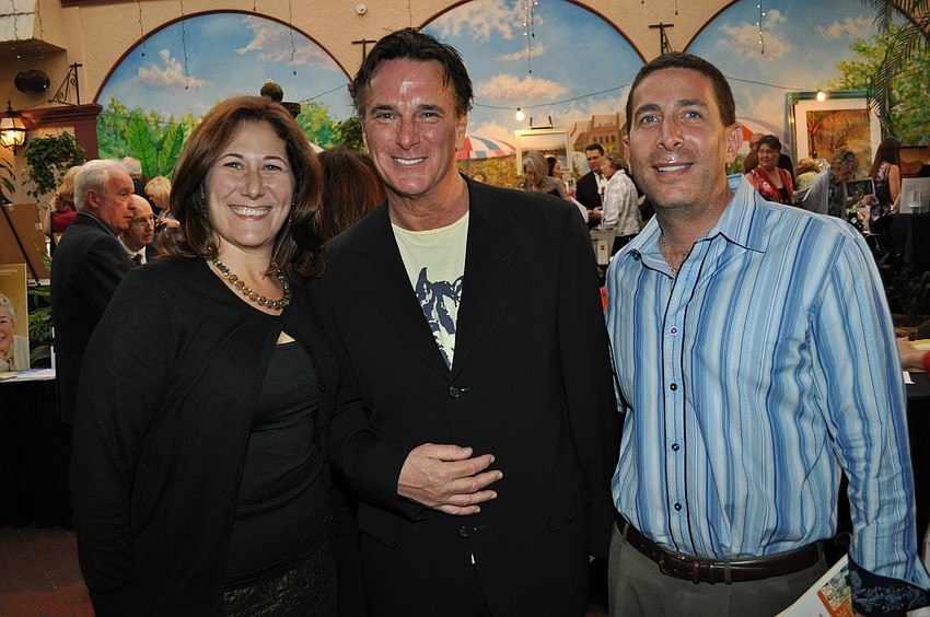 Traci Werman, designer Alex Garfield and Richard Werman