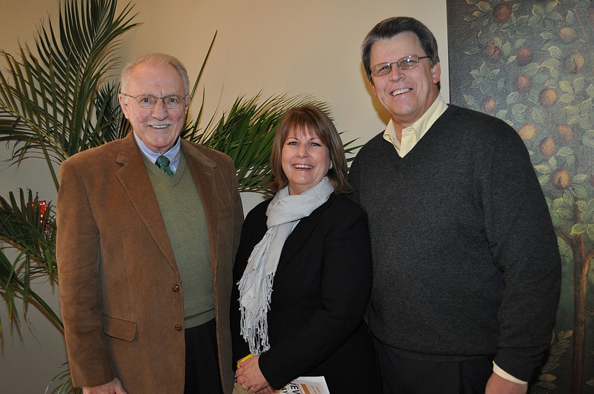 Larry White with Diana and Richard Lyttle