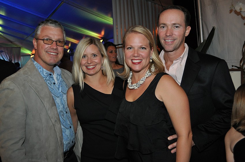 Rich and Kristen Williams with Jamie and Fran Becker