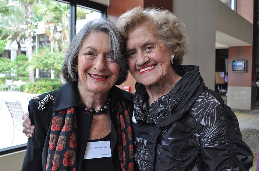 Mary Lou Winnick and Betty Schoenbaum
