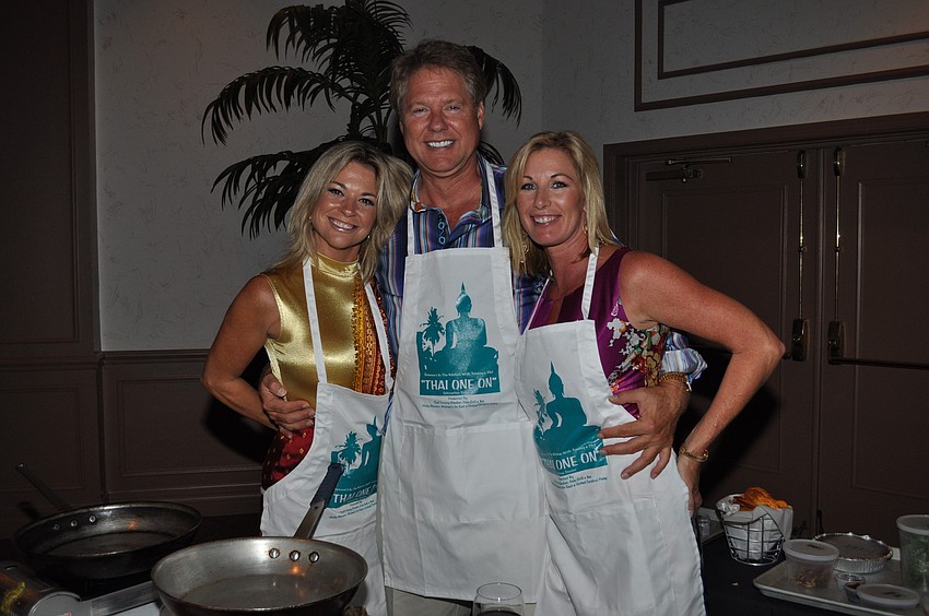 Lynn Yunis with Larry and Jennifer Fox