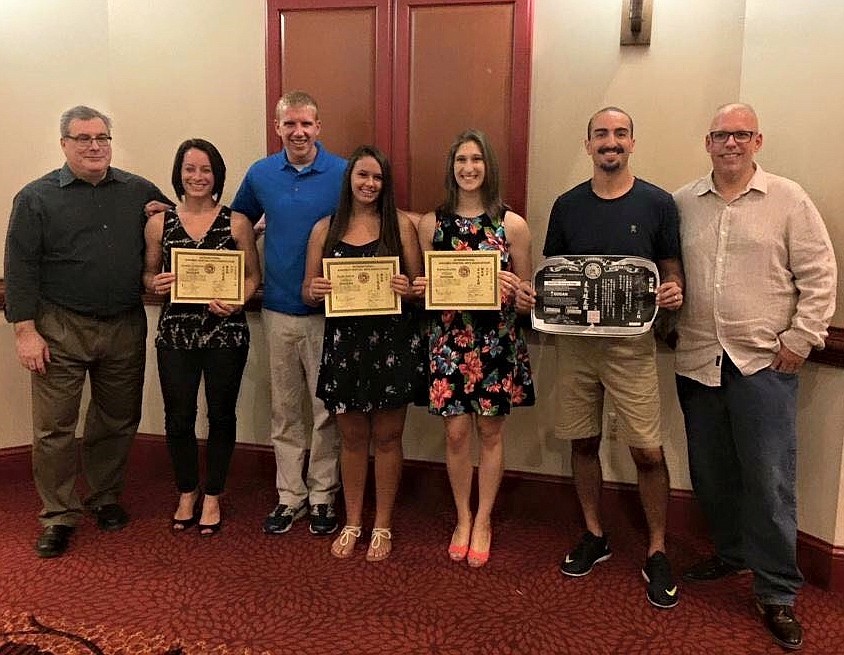 Jukido Academy students Kayla Dance, David Petkovsek, Jenelle Codianne and Karina Kuchta, pictured with new Master George Rego, were promoted to black belt. Courtesy photo