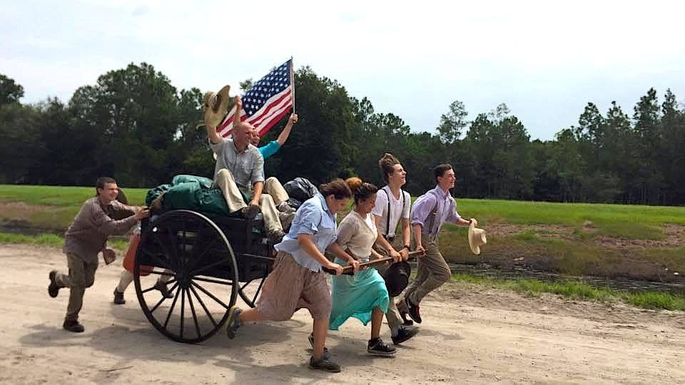 The trek was a re-enactment of the journey of the Mormon pioneers in 1847. Courtesy photo