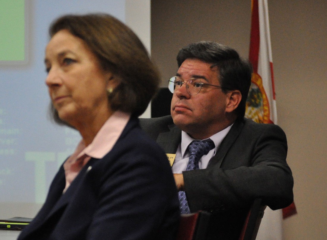 County Commissioners Barbara Revels and Nate McLaughlin (File photo by Jonathan Simmons.)
