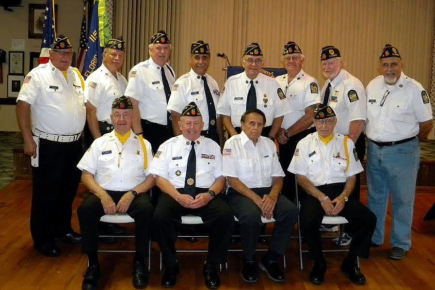 New officers are: Joe Licata, executive committee, Sal Rutigliano, service officer, Sandy Ausbrooks, post chaplain, Marc Bellapianta, adjutant, Ray Work, commander, Omer G. Smith, judge advocate, George Stockley, executive committee, Charlie Hayes, second