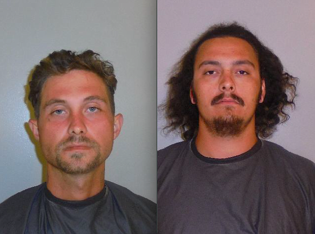 Bradley Douglas Pyles and Shawn V. Olique (Photos courtesy of the Flagler County Sheriff's Office.)