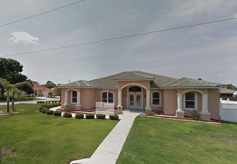 A neighbor called the Sheriff's Office when he heard glass break at this house and then saw the three teens outside. (Image from Google Maps.)