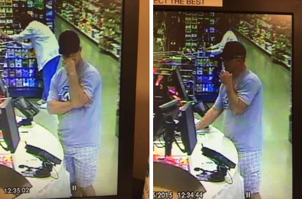 Surveillance footage shows the man who robbed a Flagler Beach Publix Oct. 5 (Photo courtesy of the Flagler Beach Police Department.)
