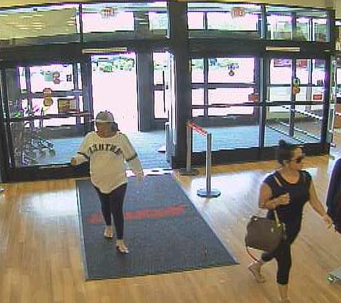 Deputies believe these two distracted an elderly woman and stole her wallet. (Photo courtesy of the Flagler County Sheriff's Office.)