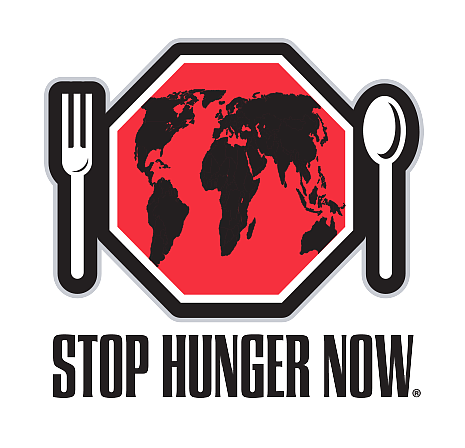 Help package 10,000 meals comprised of rice, soy and vegetables, with the Stop Hunger Now program.  Image courtesy of the Stop Hunger Now Program.
