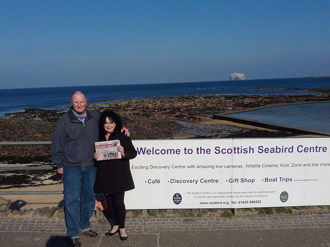 Frank and Moira Parente in North Berwick, Scotland. Courtesy photo