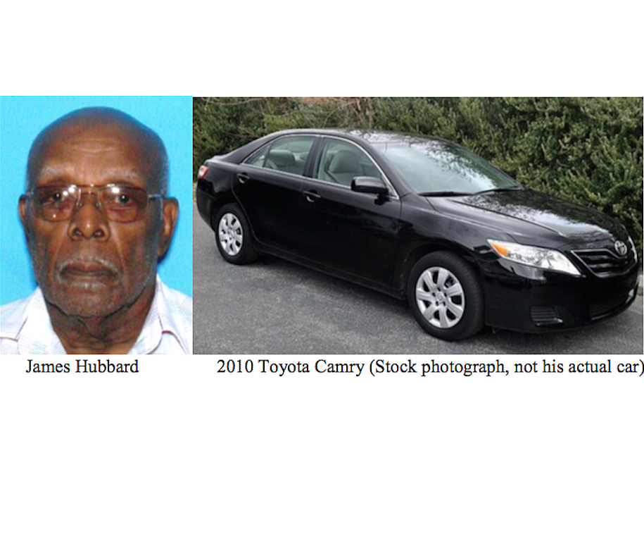 James Hubbard was found in Altamonte Springs after he was involved in a minor traffic crash.