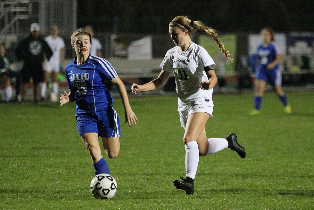 Madison Hald scored two goals for FPC.
