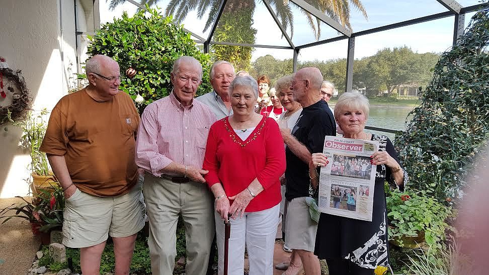 Even the Palm Coast Observer likes a good party at home. Courtesy photo.