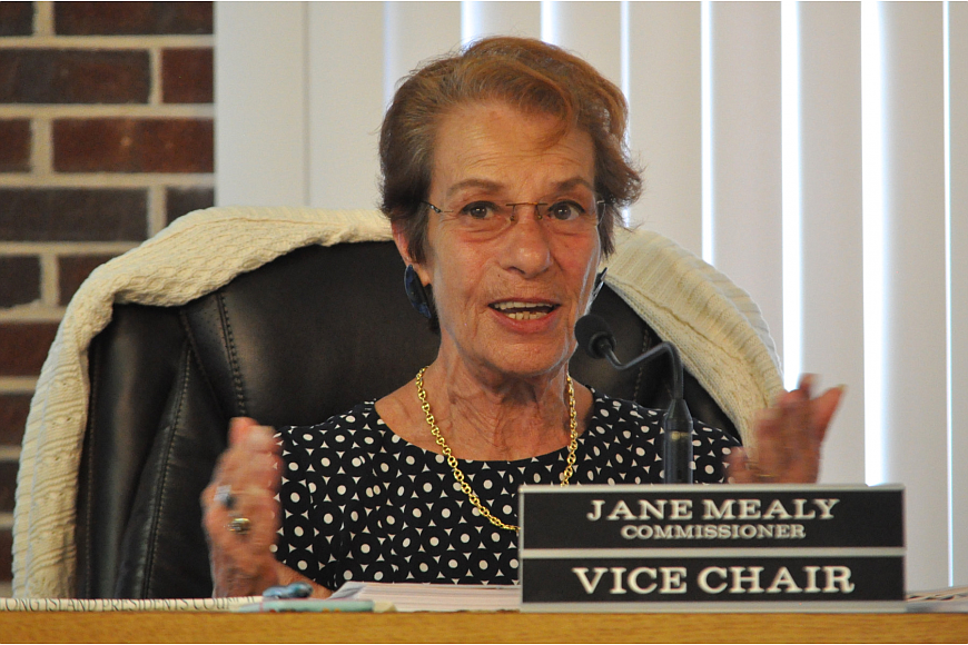 Incumbent Flagler Beach City Commissioner Jane Mealy is one of two commission candidates elected without opposition. The other is Rick Belhumeur. (File photo.)