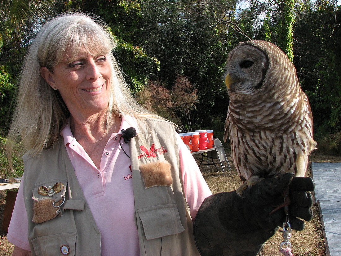Gina Holt , of Wild About Birds, will be at Birds of a Feather Fest on Friday, Feb. 5, through Sunday, Feb. 7. Registration and packet pickup  at the Palm Coast Community Center, 305 Palm Coast Parkway NE. Call 986-2323. Courtesy photo