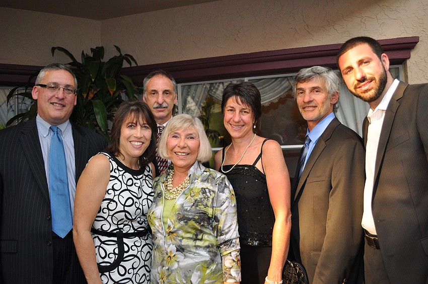 The Aaron family:  Judd, Alison, Ken, Geri, Erica, Jim and grandson Jonah