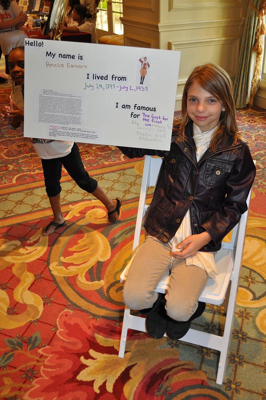 Audry B. as Amelia Earhart