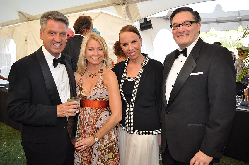 Noel and Alyssa Beaulieu with Lindsay and Larry Harness