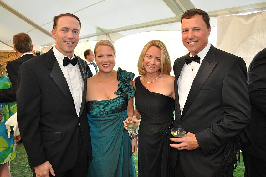 Fran and Jamie Becker with Kelly and Scott Collins