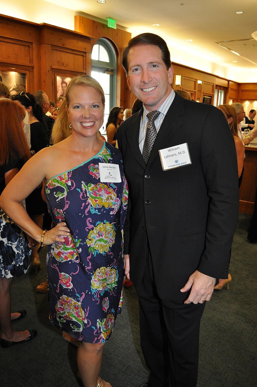 Jamie Becker and Dr. William Lahners