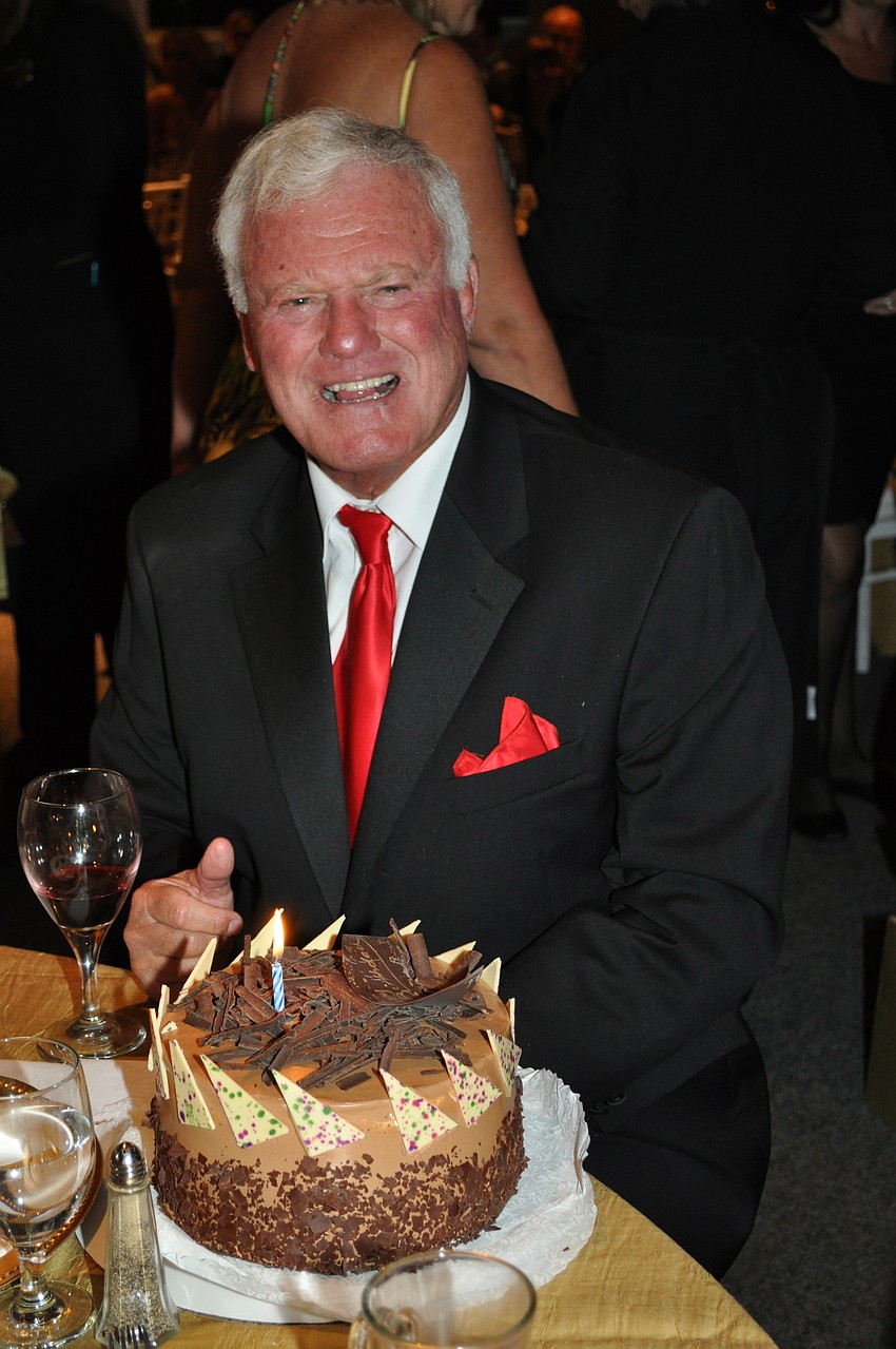 Paul Bowman celebrates his birthday at Element Au.