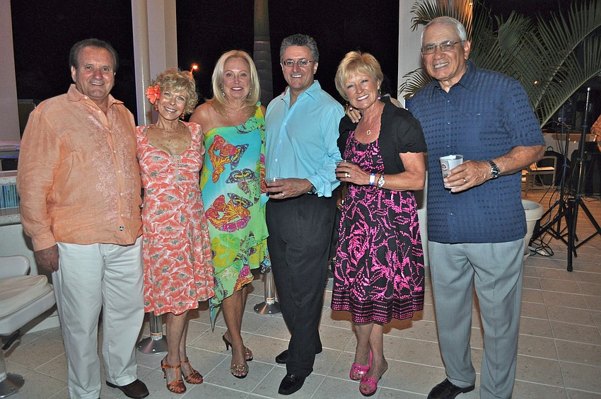 Vito Calamita, Marj Kirchner, Gloria Lipscomb and Victor Talamo with Margit and Dick Gravino