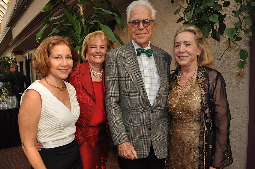 Patricia Caswell, Ellen Berman, John Guare and Rebecca Donelson