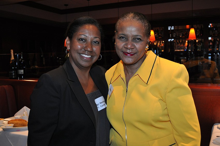 The Hon. Rochelle Curley and Sylvia Taylor