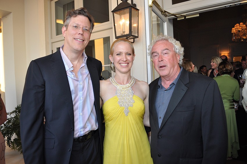 Bob and Chairwoman Ariane Dart with Sean Murphy