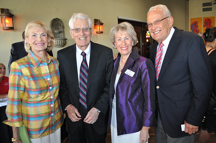 Jean DeLynn, Jim and Angela Freeman and Herb Jones