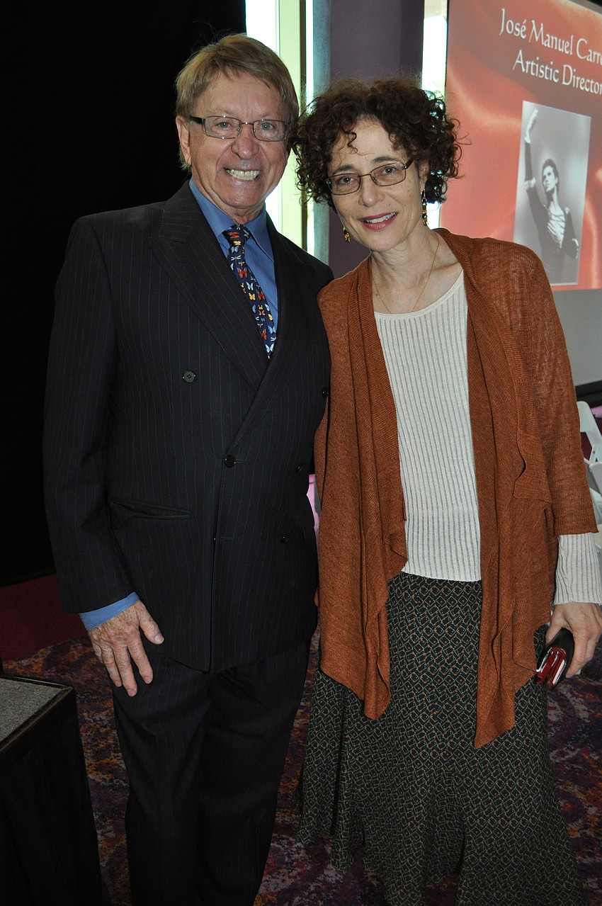 Robert de Warren and guest speaker Wendy Perron