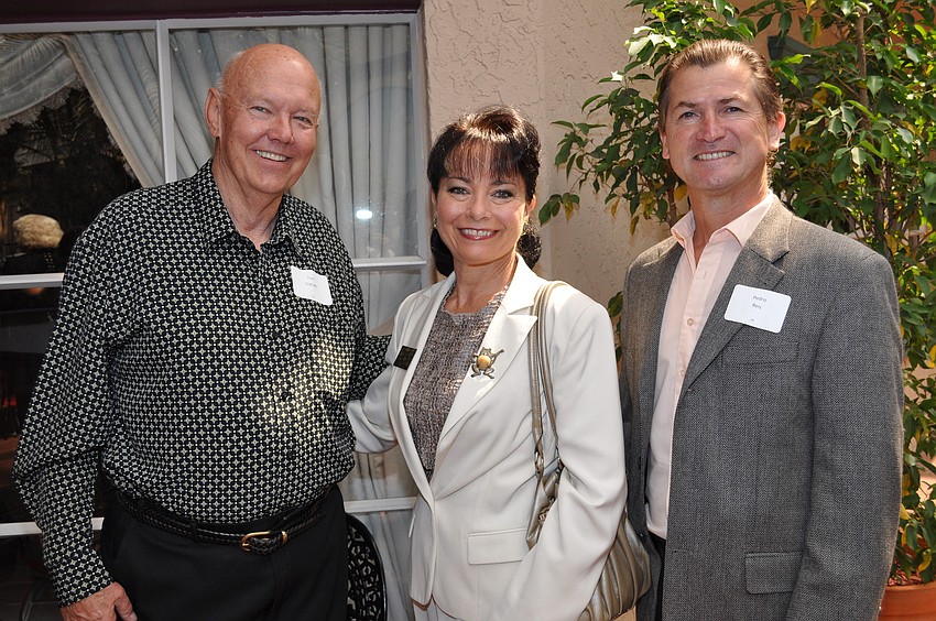Tom Dignam with Dolly Jacobs and Pedro Reis