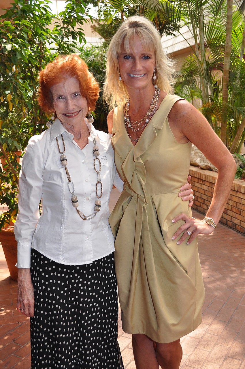 Annette Dignam and Chairwoman Chris Pfahler