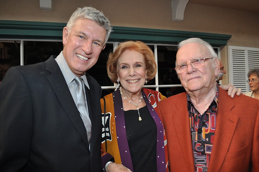 Asolo Rep Producing Artistic Director Michael Donald Edwards, Joan Mendell and Bob Coppenrath
