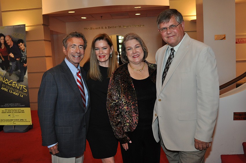 Ron and Rita Greenbaum with Sheila and John Caton
