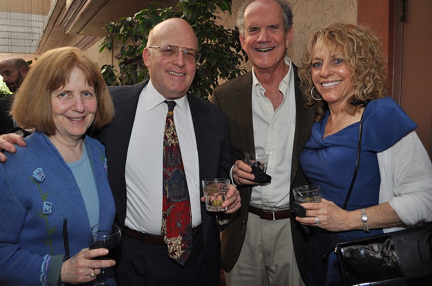 Joni and Bill Greenfield, Sanford Goldman and Dr. Mary Davenport