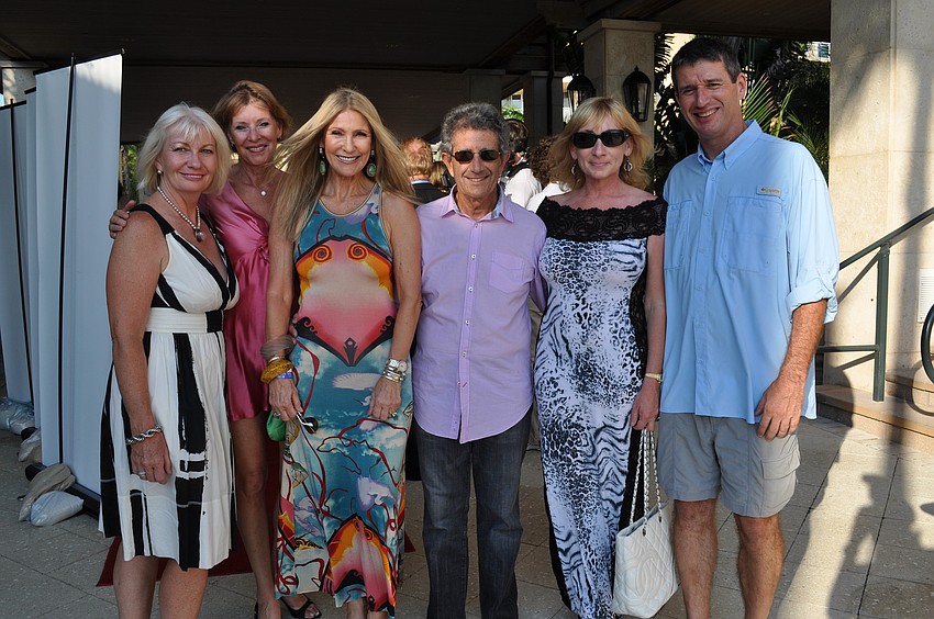 Carla Hancock, Nancy Mina, Lynn and Richie Barrie, Nikki O'Sullivan and Aaron Henderson