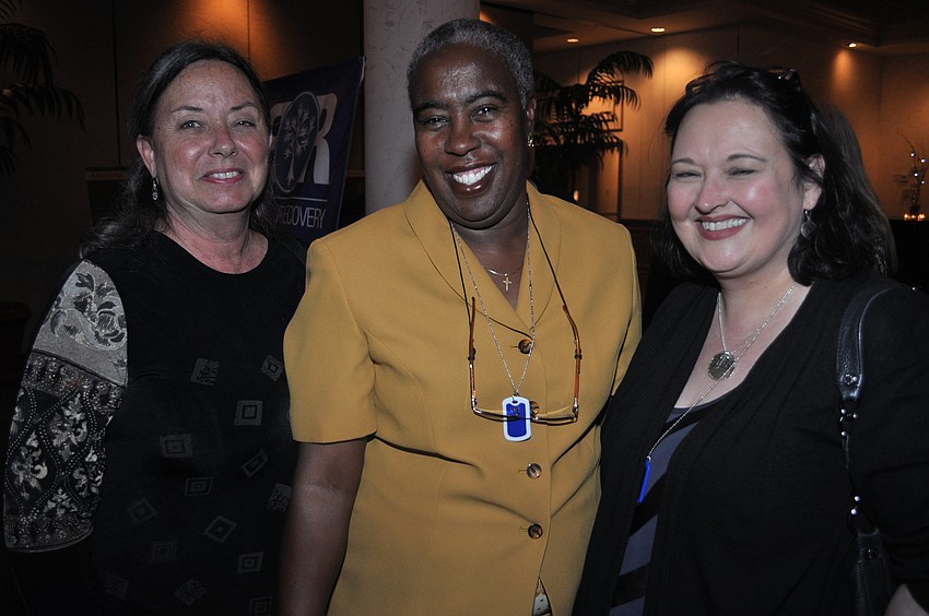 Cathy Hart, Caroline Mason and Marilyn Anderson