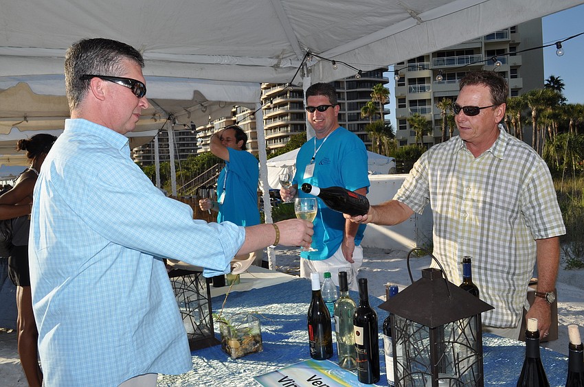 Eric Hartmann and Matt Nemec with Venge Vineyards