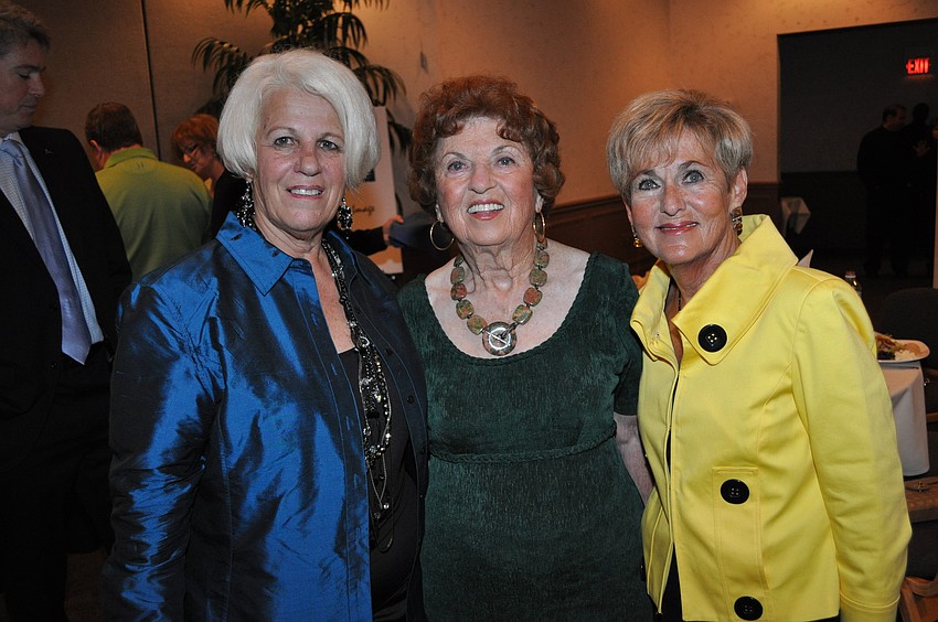 Marlene Hauck, Heart of Gold honoree Ann Hartka and Bunny Skirboll