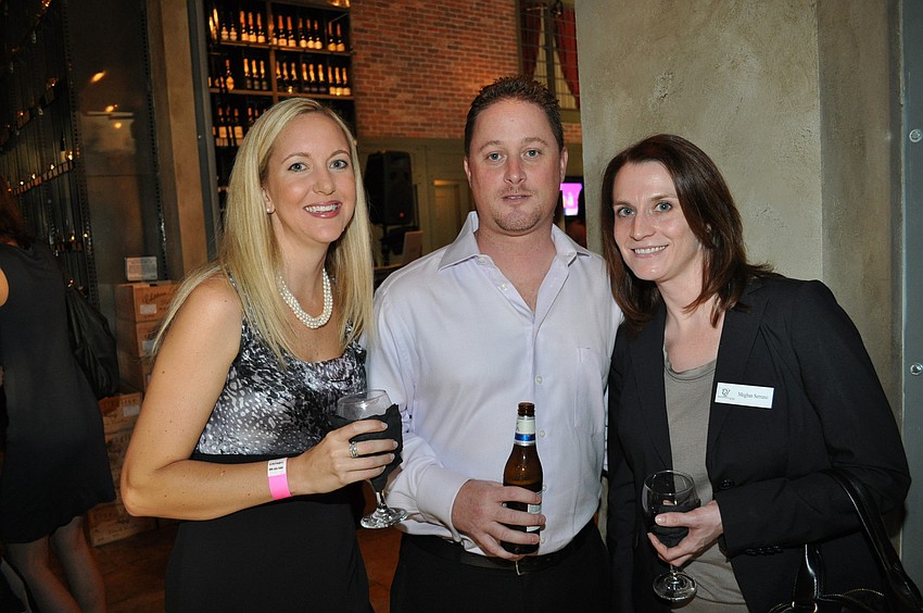 Brigid Hewes, Trevor Taylor and Meghan Serrano