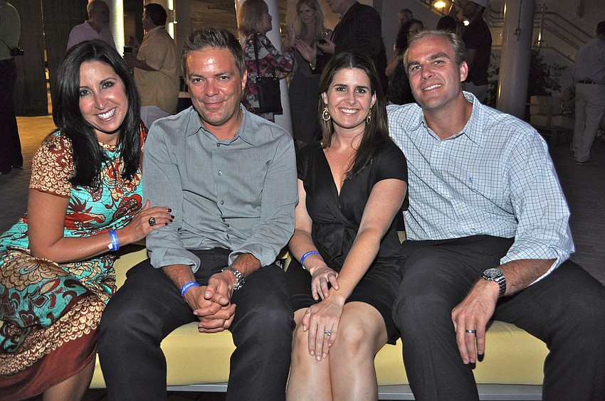 Laura and Chris Jessen with Meghan and Matt Leiter