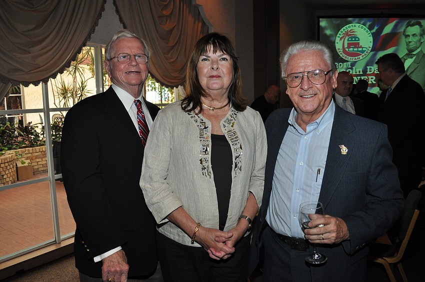Sen. Bob and Pat Johnson with Ken Kleinlein