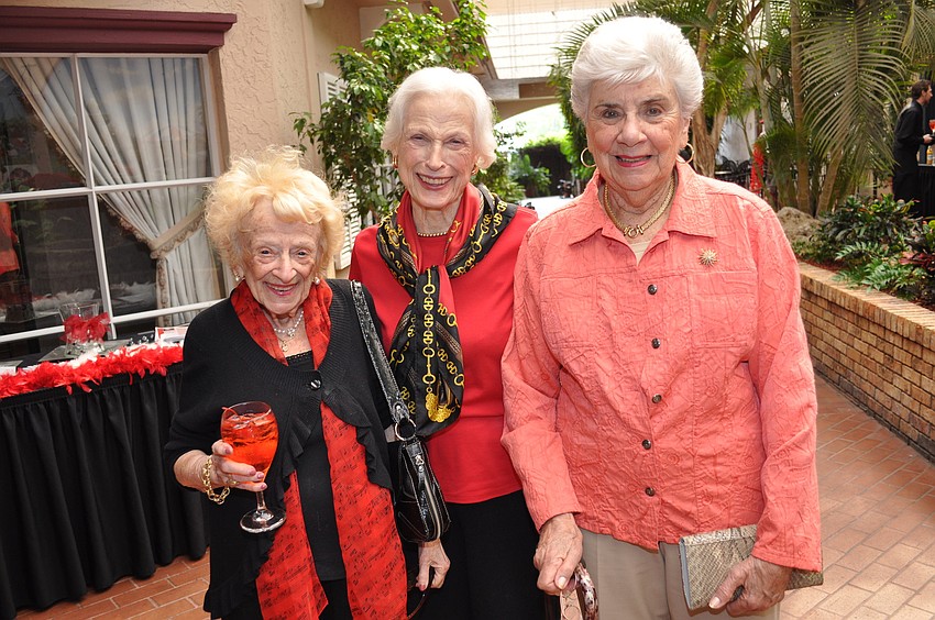 Florence Katz, Gertrude Kasle and Gert Wiederhorn
